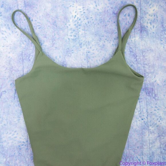 NEW Free People X Mare Perpetua Essential One Piece Swimsuit In Sage, L - Picture 4 of 16
